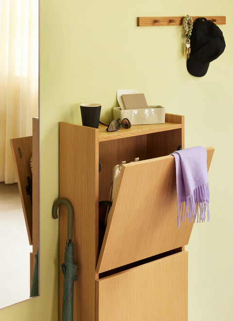 Hübsch Forma Shoe Cabinet Natural