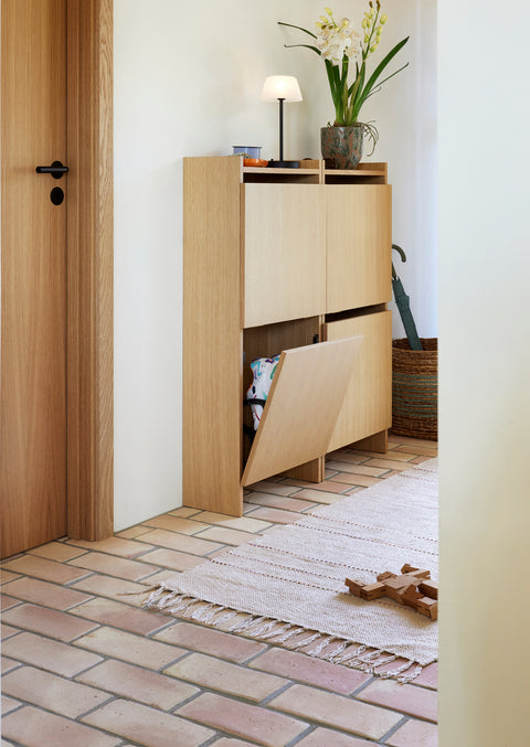 Hübsch Forma Shoe Cabinet Natural