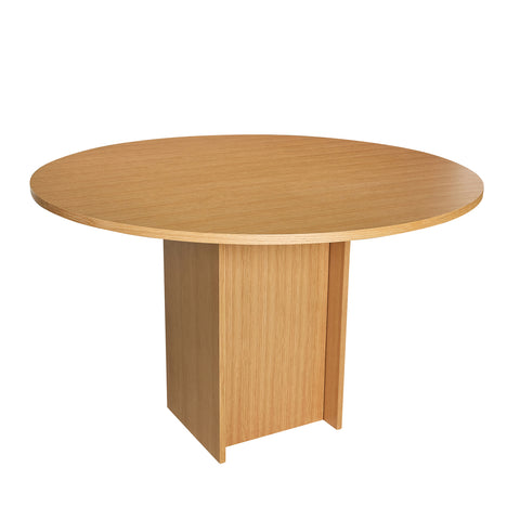 Hübsch Straight Dining Table Round Natural