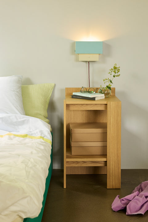 Hübsch Merge Bedside Table Natural