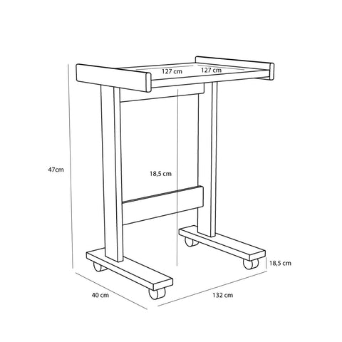 Hübsch Less Side Table Natural