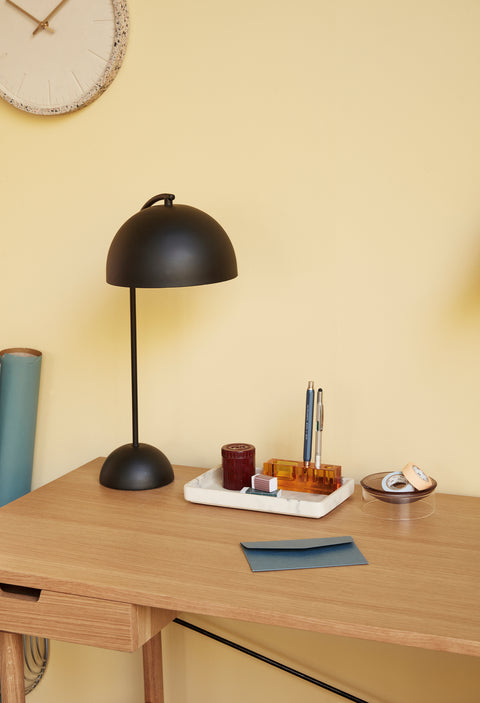 Hübsch Form Table Lamp Black