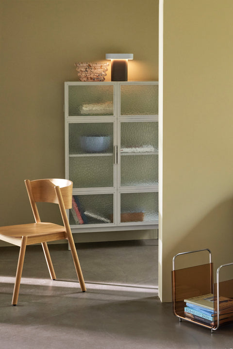 Hübsch Sleek Table Lamp Brown/Light grey