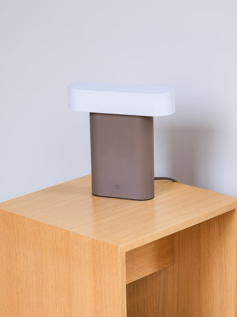 Hübsch Sleek Table Lamp Brown/Light grey