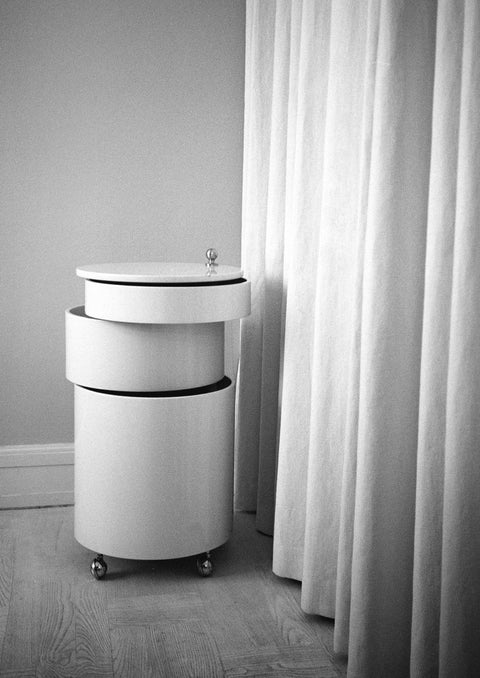 VERPAN Verner Panton Barboy Trolley, White