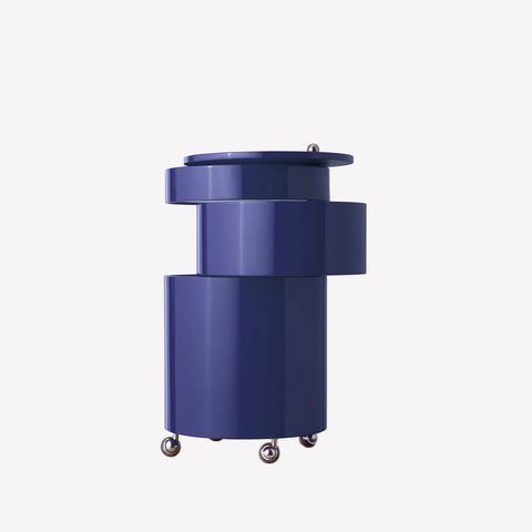 VERPAN Verner Panton Barboy Trolley, Glossy Deep Blue