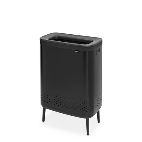 Brabantia Bo Laundry Bin Hi 2 x 45 Litre – Matt Black