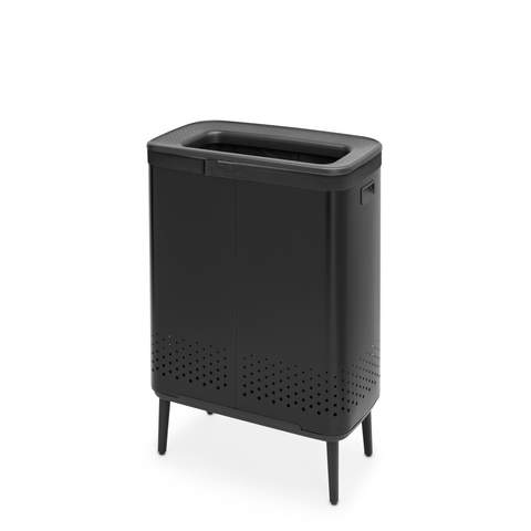 Brabantia Bo Laundry Bin Hi 2 x 45 Litre – Matt Black