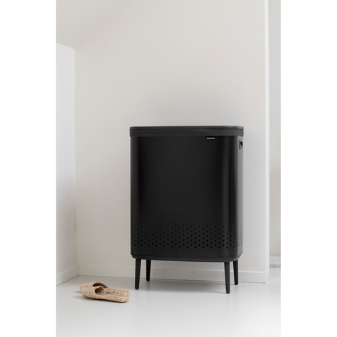 Brabantia Bo Laundry Bin Hi 2 x 45 Litre – Matt Black