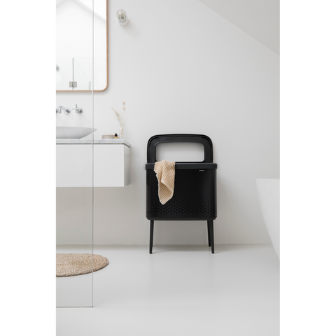 Brabantia Bo Laundry Bin 60 Litre – Matt Black