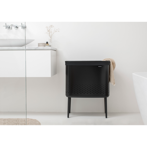 Brabantia Bo Laundry Bin 60 Litre – Matt Black