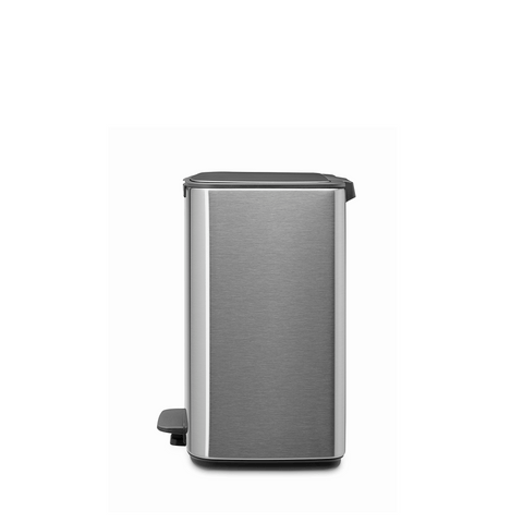 Brabantia Bo Pedal Bin, 12 L - Matt Steel Fingerprint Proof