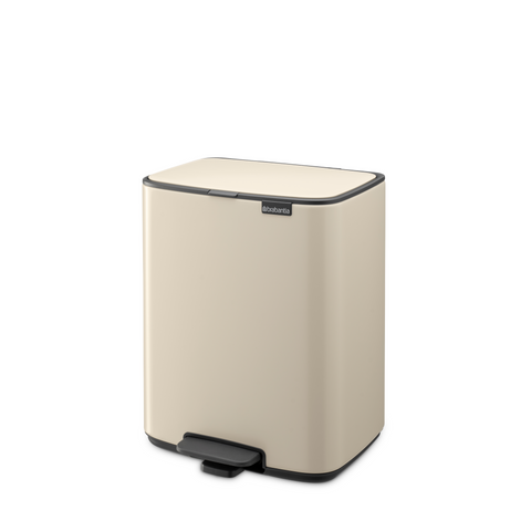 Brabantia Bo Pedal Bin, 12 L - Soft Beige