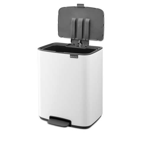 Brabantia Bo Pedal Bin, 12 L - White