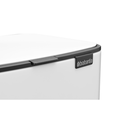 Brabantia Bo Pedal Bin, 12 L - White