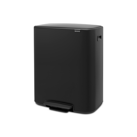 Brabantia Bo Pedal Bin, 60 L - Matt Black
