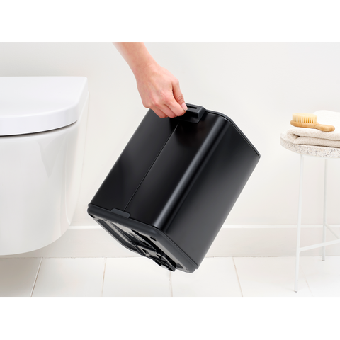Brabantia Bo Pedal Bin, 12 L - Matt Black