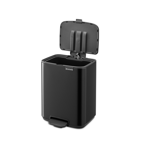 Brabantia Bo Pedal Bin, 7 L - Matt Black
