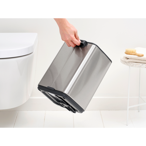 Brabantia Bo Pedal Bin, 7 L - Matt Steel Fingerprint Proof