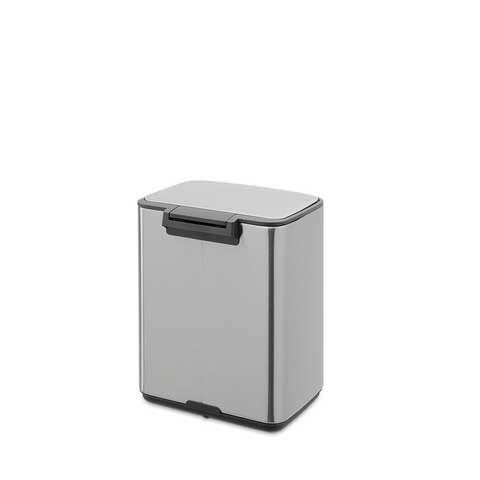 Brabantia Bo Pedal Bin, 7 L - Matt Steel Fingerprint Proof