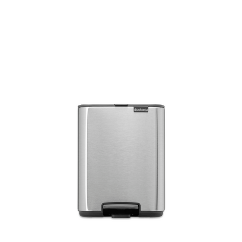 Brabantia Bo Pedal Bin, 7 L - Matt Steel Fingerprint Proof
