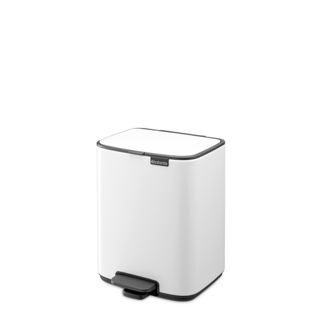 Brabantia Bo Pedal Bin, 7 L - White