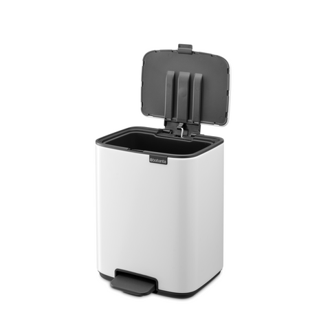 Brabantia Bo Pedal Bin, 7 L - White