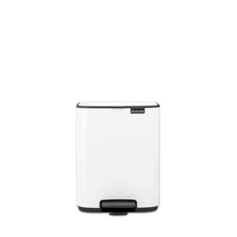Brabantia Bo Pedal Bin, 7 L - White