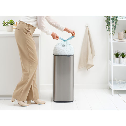 Kosh për plehrash Brabantia Bo Touch 36 litra – Çelik mat, rezistent ndaj gjurmëve të gishtërinjve