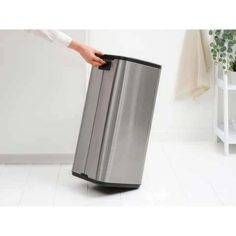 Kosh për plehrash Brabantia Bo Touch 36 litra – Çelik mat, rezistent ndaj gjurmëve të gishtërinjve