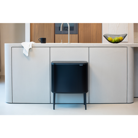 Kosh Mbeturinash Brabantia Bo Touch 11 + 23 Litra – E zezë mat