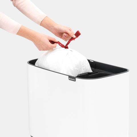 Kosh Mbeturinash Brabantia Bo Touch 11 + 23 Litra – i Bardhë
