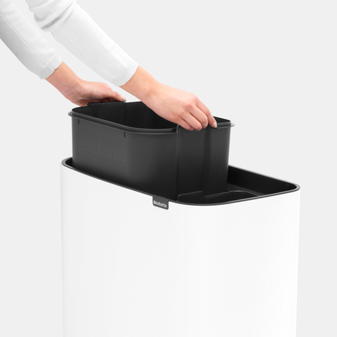 Kosh Mbeturinash Brabantia Bo Touch 11 + 23 Litra – i Bardhë