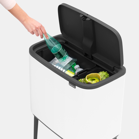 Kosh Mbeturinash Brabantia Bo Touch 11 + 23 Litra – i Bardhë