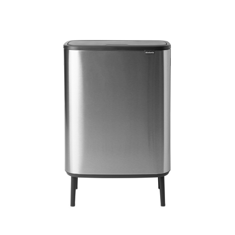 Brabantia Bo Touch Bin Hi 2 x 30 litre - Matt Steel