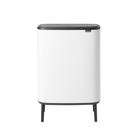Brabantia Bo Touch Bin Hi 2 x 30 litre - White