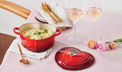 Le Creuset Cast Iron Heart Shaped Casserole with Heart Knob, 20 cm, 1.9 L