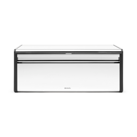 Brabantia Fall Front Bread Bin Brilliant Steel