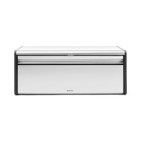 Brabantia Fall Front Bread Bin Matt Steel