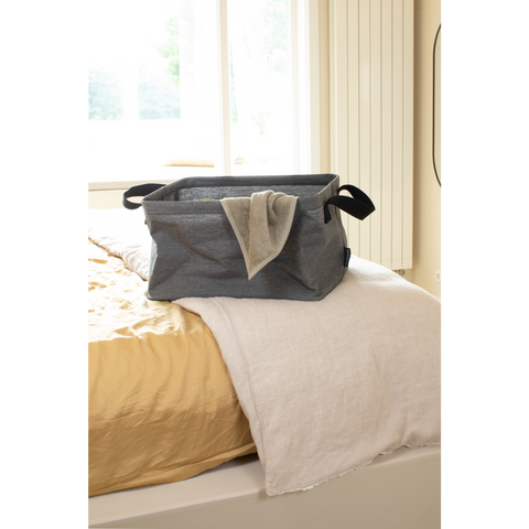 Brabantia Foldable Laundry Basket 35 Litre – Pepper Black