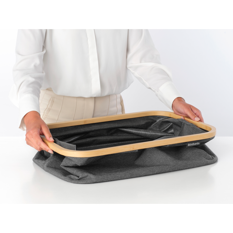 Brabantia Foldable Laundry Basket 40 Litre – Pepper Black