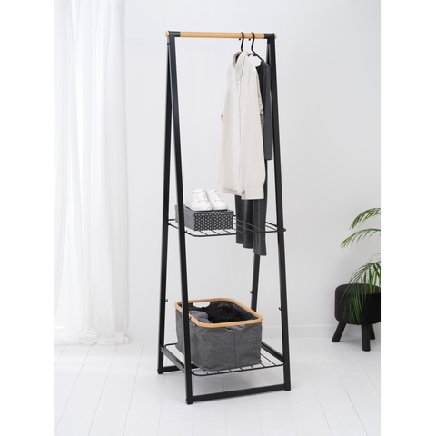 Brabantia Foldable Laundry Basket 40 Litre – Pepper Black