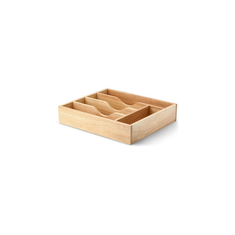 Continenta Solid Wood Cutlery Tray