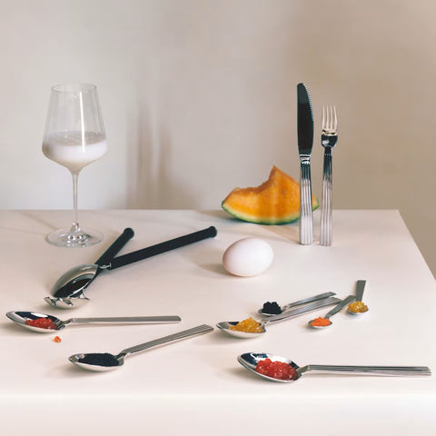 Set me 24 copë Georg Jensen Bernadotte (6x 011, 012, 017, 033)