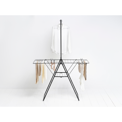 Brabantia HangOn Drying Rack 20 Metres with Rod – Matt Black