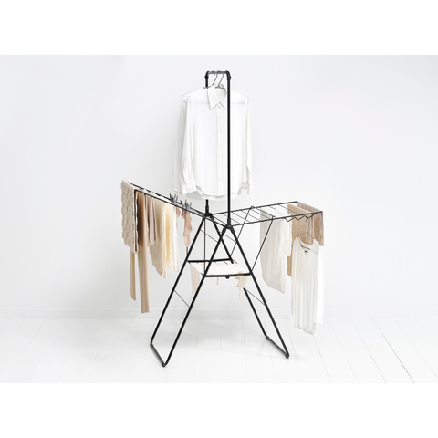 Brabantia HangOn Drying Rack 20 Metres with Rod – Matt Black