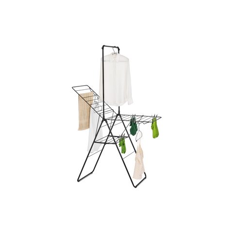 Brabantia HangOn Drying Rack 20 Metres with Rod – Matt Black
