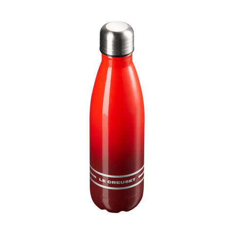 Le Creuset Stainless Steel Hydration Water Bottle 0.5L Cerise