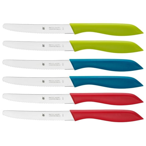 WMF Set of 6 Colorful Snack Knives