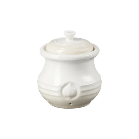 Le Creuset Stoneware Garlic Keeper Meringue